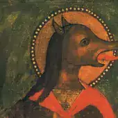 Święty Krzysztof z głową psa