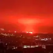 Czerwone niebo nad Chinami